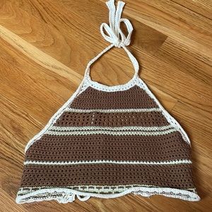 Crochet halter top